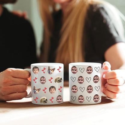 Personalized Face Mug for Dad, Custom Photo Coffee Mug - Image 9