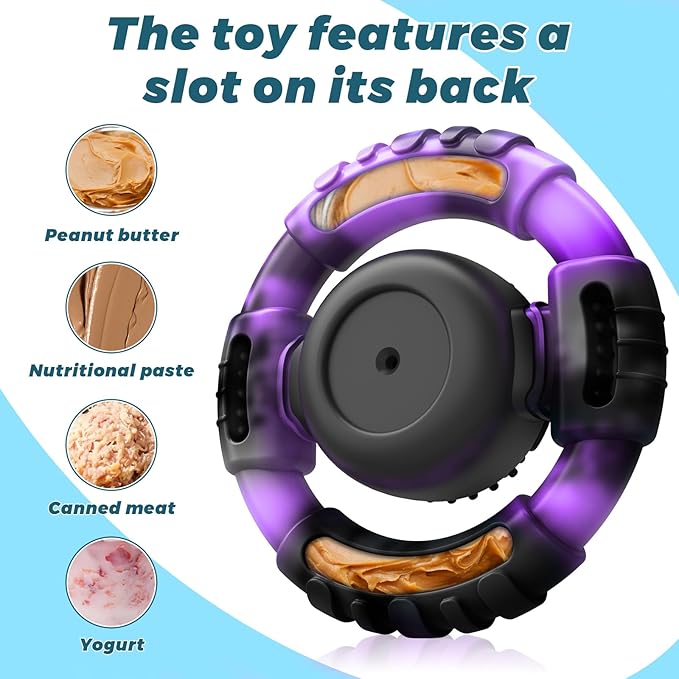Pamlulu Tough Dog Toys for Aggressive Chewers, Indestructible Dog Toy for Large - Image 2