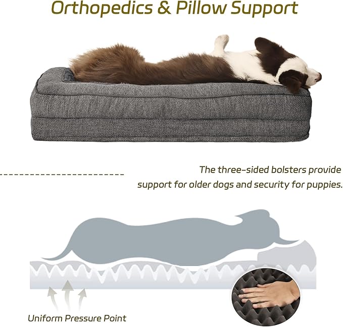 Orthopedic Dog Beds for Extra Large Dogs, Orthopedic Dog Sofa Bed - Image 3