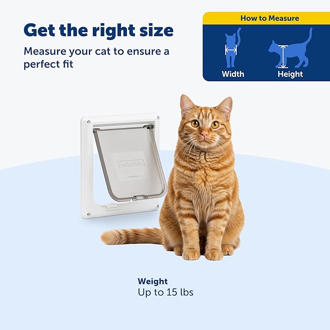 PetSafe Interior Cat Door – 4-Way Lock Option – - Image 5