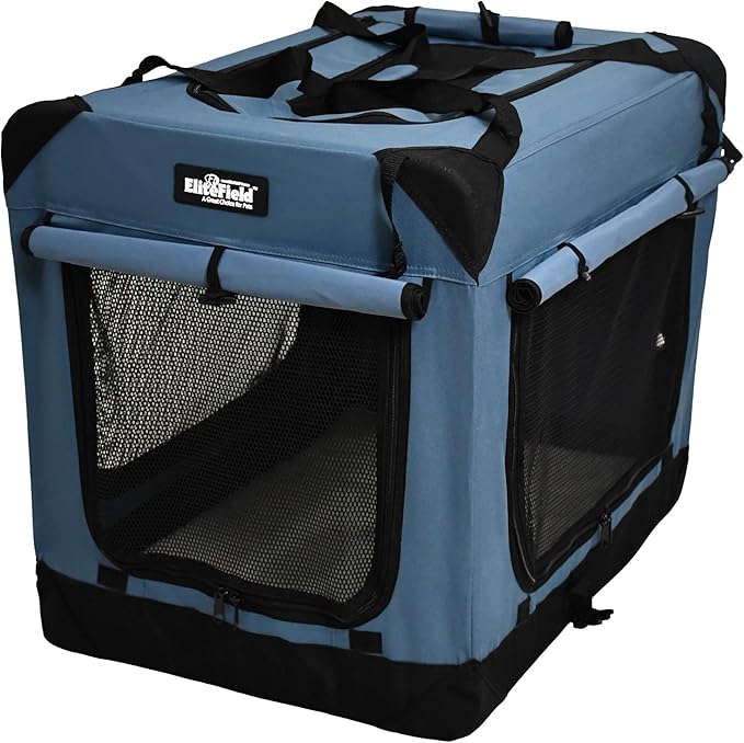 EliteField 4-Door Folding Soft Dog Crate - Image 2