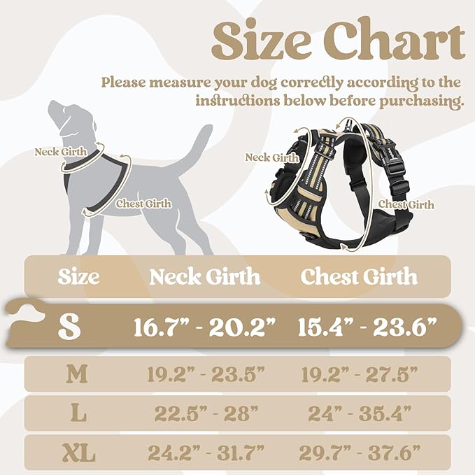 rabbitgoo Dog Harness Small Sized, No Pull Easy On & Off - Image 2