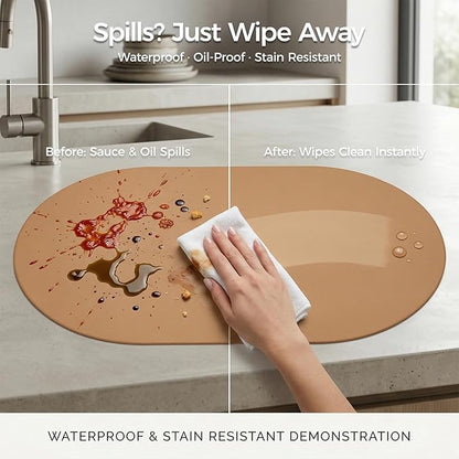 Premium Thick Silicone Placemat，Heat & Oil Resistant, Non-Slip Table Mat - Image 5