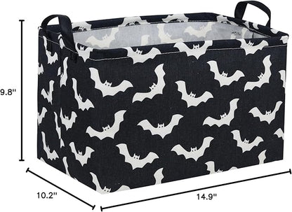 Essme Rectangular Kids Basket, Bat Storage Basket - Image 7