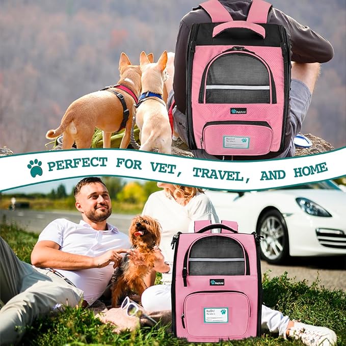 PetAmi Dog Backpack Carrier for Small Medium Dogs Large Cats up to 18 lbs - Image 7