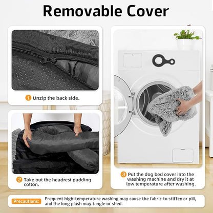GGIB Calming Dog Bed Fluffy Plush Dog Mat - Image 4