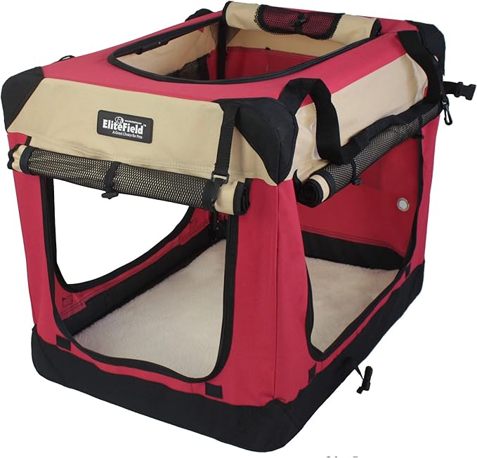 EliteField 4-Door Folding Soft Dog Crate - Image 8