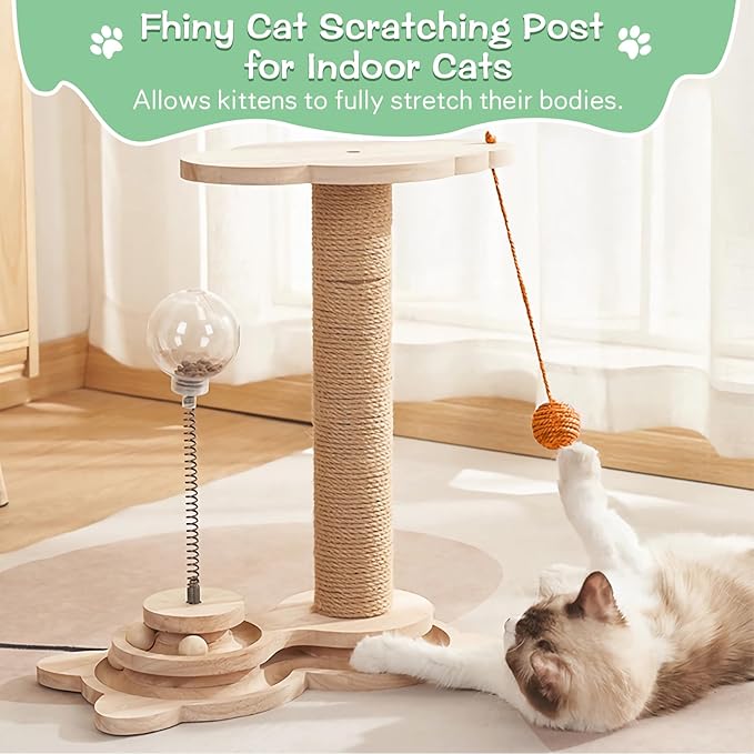 Fhiny Cat Scratching Posts, Interactive Cat Toys - Image 3