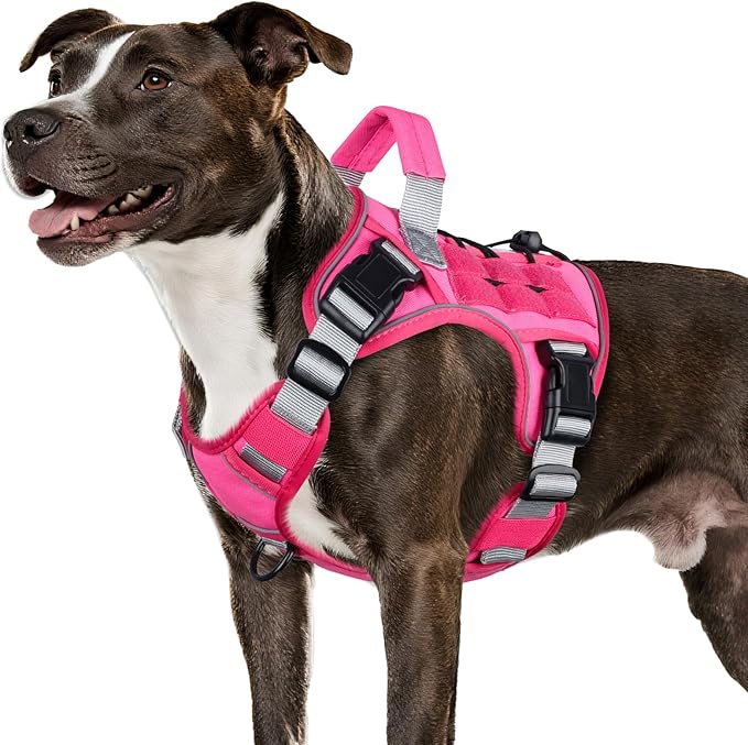 WINGOIN Pink Tactical Dog Harness by WINGOIN
