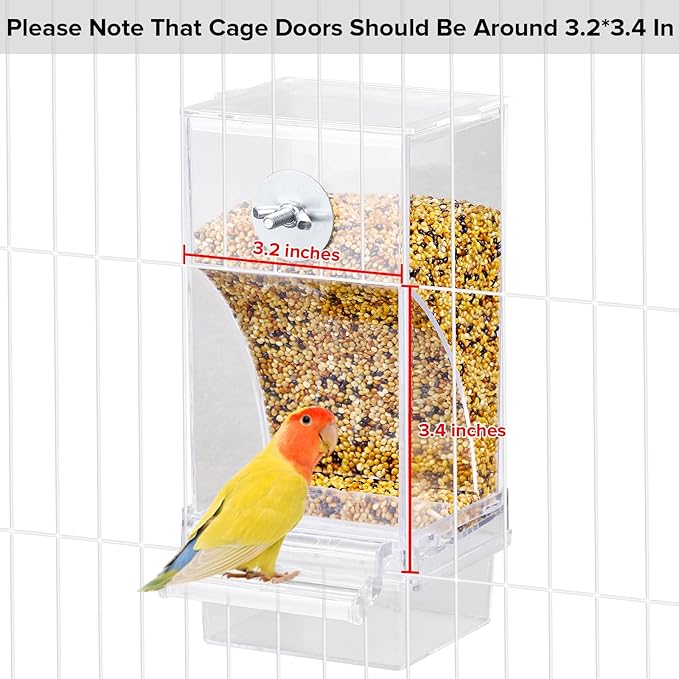 lemtrflo No Mess Bird Feeder Water Dispenser Set, Bird Feeder - Image 7