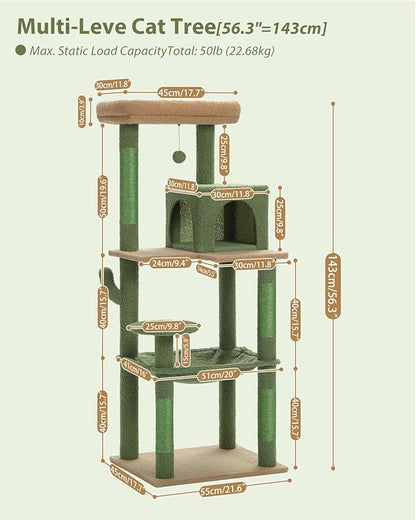 MUTTROS Cactus Cat Tree for Large Cats - Image 3