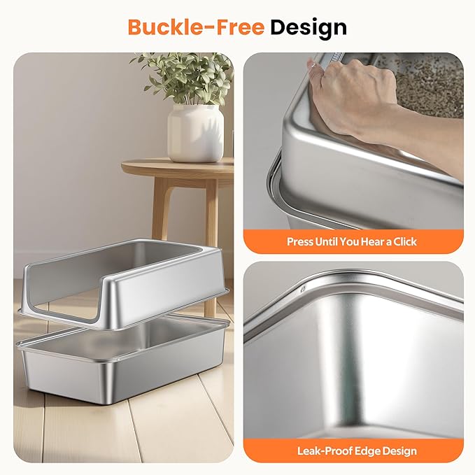 Stainless Steel Litter Box - Image 2