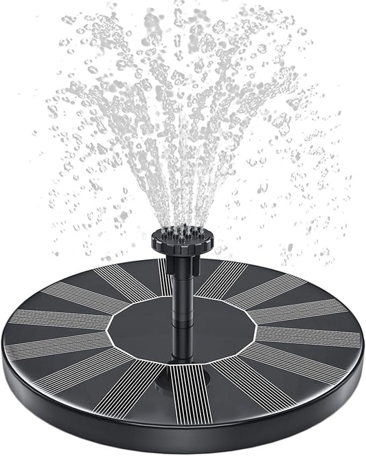 Solar Fountain, 1.5W Solar Bird Bath Fountains Pump Floating Solar Powered by Unknown