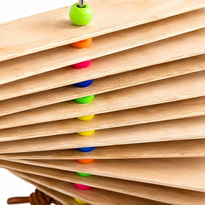 Bonka Bird Toys 867 Big Natural Stick Bird Toy 9.5" x 6" Natural Wood Metal and - Image 6