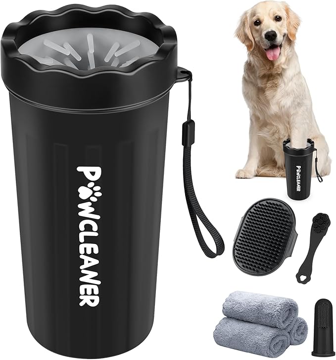 Professional 7 in 1 Dog Paw Cleaner by Comotech