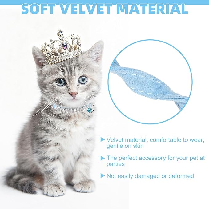 EXPAWLORER Soft Velvet Safe Cat Collars - Image 5