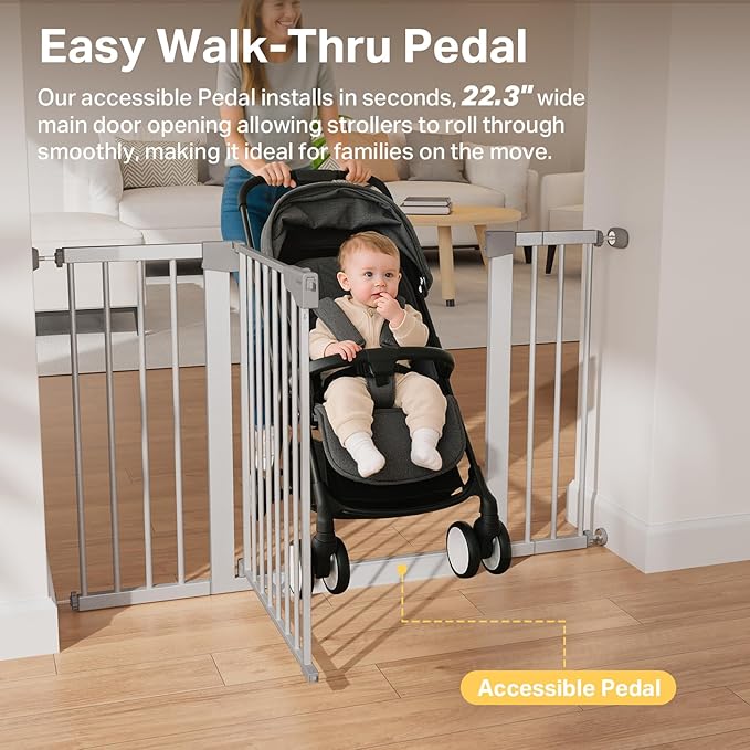 Cumbor 29.7–51.5" Extra Wide Baby Gate - Image 8