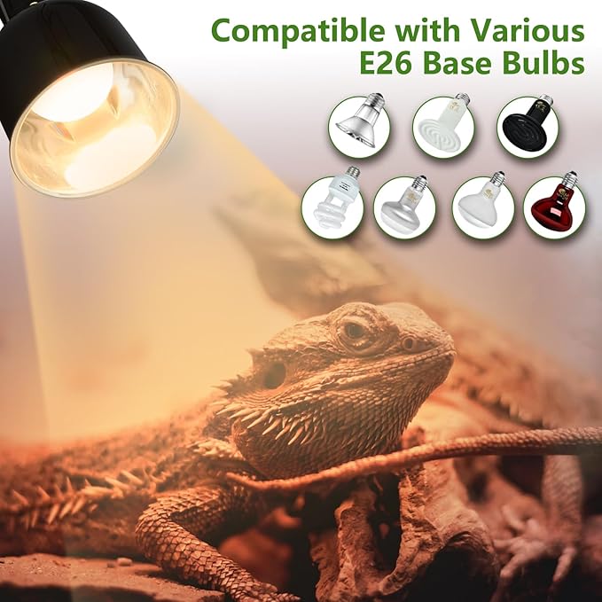 Reptile Light Fixture 5.5 inch Deep Dome - Image 5