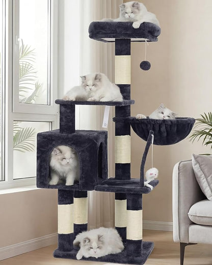 Heybly Cat Tree with Toy, Cat Tower condo by HEYBLY