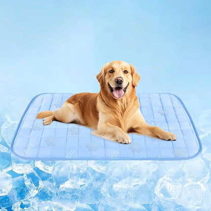 RIOGOO Dog Cooling Mat, Dog Blanket Washable, Cool Fabric & Internal Waterproof by RIOGOO