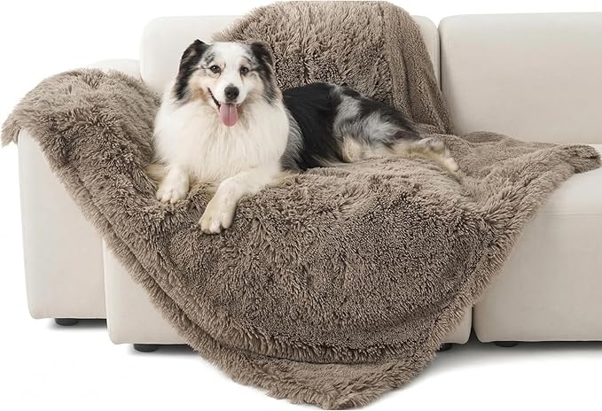 Bedsure Dog Blankets for Large Dogs, Fluffy Waterproof Dog Blanket for Couch by Unknown