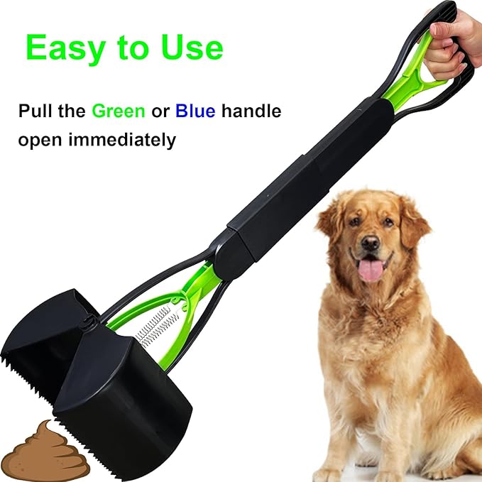 ienjoyed 2-Pack Pooper Scooper for Large Small Dogs Heavy Duty, Dog Poop Grabber - Image 5