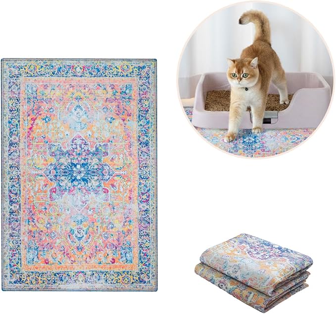 Lovewag Pets Cat Litter Box Mats 2 Pack - Image 2