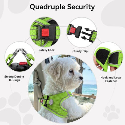 Joytale Small Dog Harness, Breathable Mesh Step-in Vest, Reflective Soft Padded - Image 6