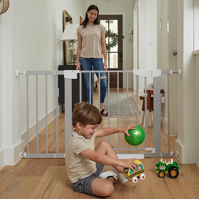 Cumbor 30-46" Baby Gate for Stairs, Gifts for Mom-Auto Close Dog Gate for The - Image 7