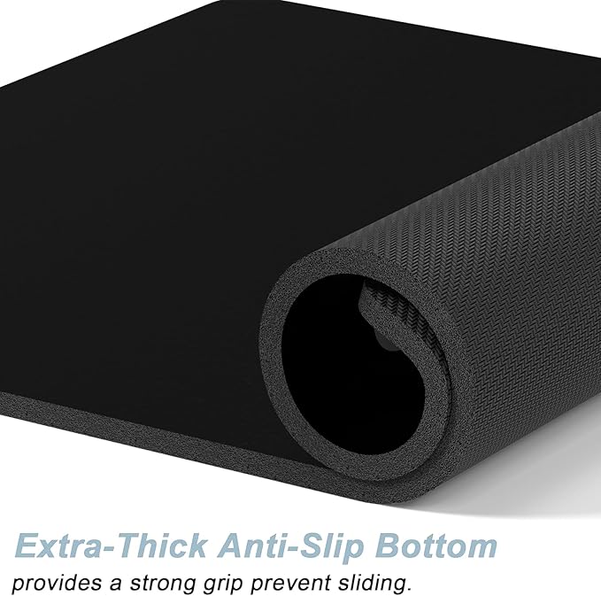 Rnivvi Dog Food Mat, Cute Anti-Slip Rubber Pet Feeding Rug Protect Floors - Image 4