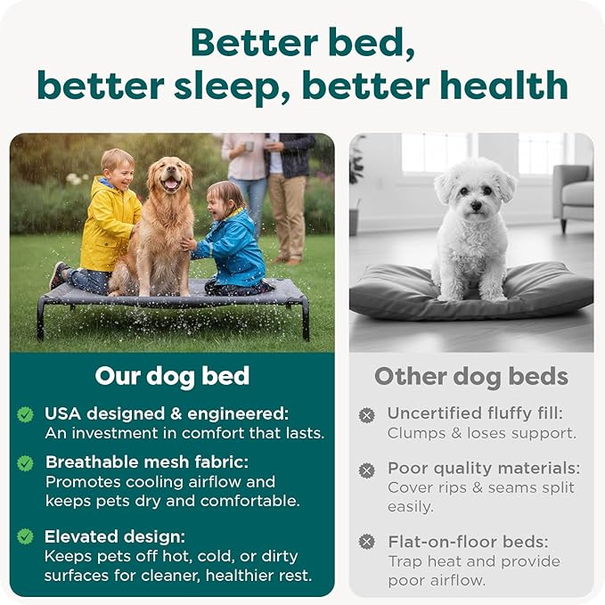 FurHaven Elevated Dog Bed, Cooling Raised Pet Cot - Image 7