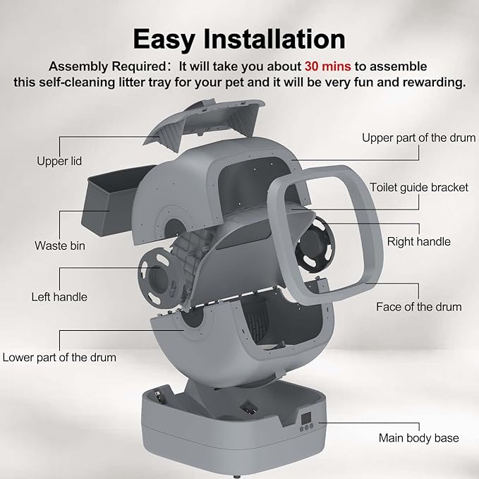 UPFAS Automatic Cat Litter Box Self Cleaning - Image 7