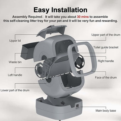 UPFAS Automatic Cat Litter Box Self Cleaning - Image 7