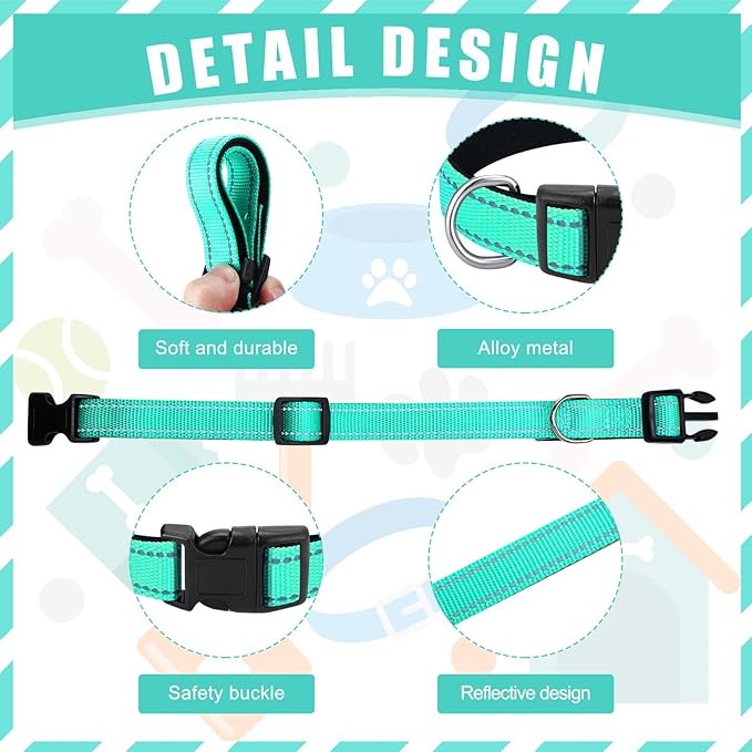 Sanwuta 12 Pcs Reflective Puppy Dog Collars Bulk - Image 3