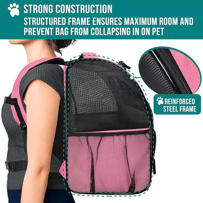PetAmi Dog Backpack Carrier for Small Medium Dogs Large Cats up to 18 lbs - Image 6