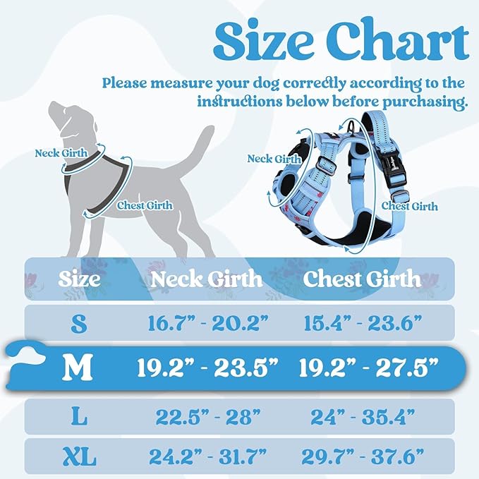 rabbitgoo Dog Harness Medium Sized, No Pull Easy On & Off - Image 2