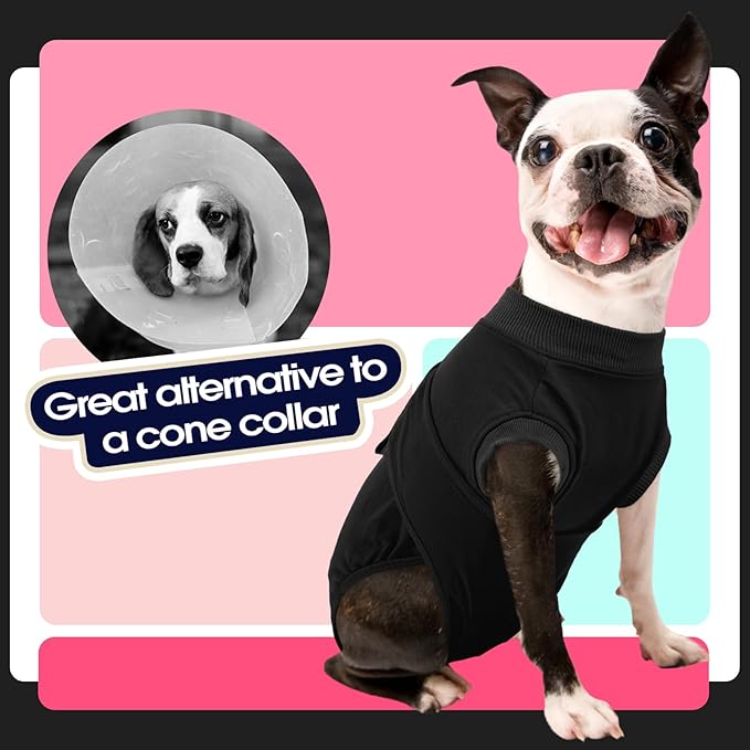 FUAMEY Dog Recovery Suit Male, Dogs Surgery Neuter Suits Puppy Spay Shirts - Image 4