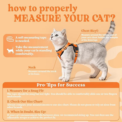 rabbitgoo Cat Harness and Leash Set, Escape Proof Vest Harness - Image 2