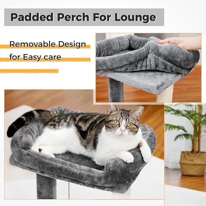 Cat Scratching Post, 19.69" H Cat Tree - Image 5
