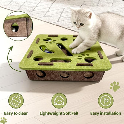 Interactive Soft Felt Cat Puzzle Toy - Image 5
