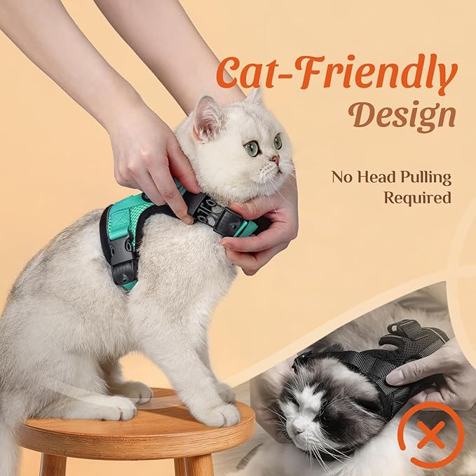 Dooradar Cat Harness and Leash Set, Escape Proof Soft - Image 4