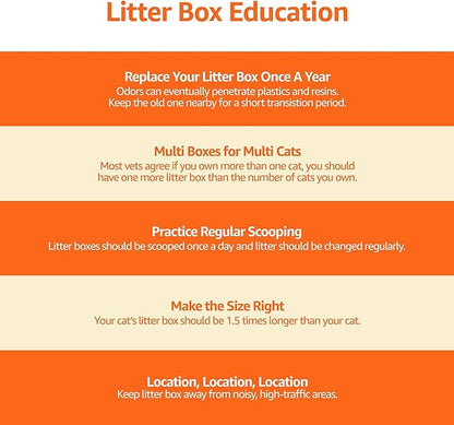 Amazon Basics No-Mess Hooded Enclosed Cat Litter Box - Image 7