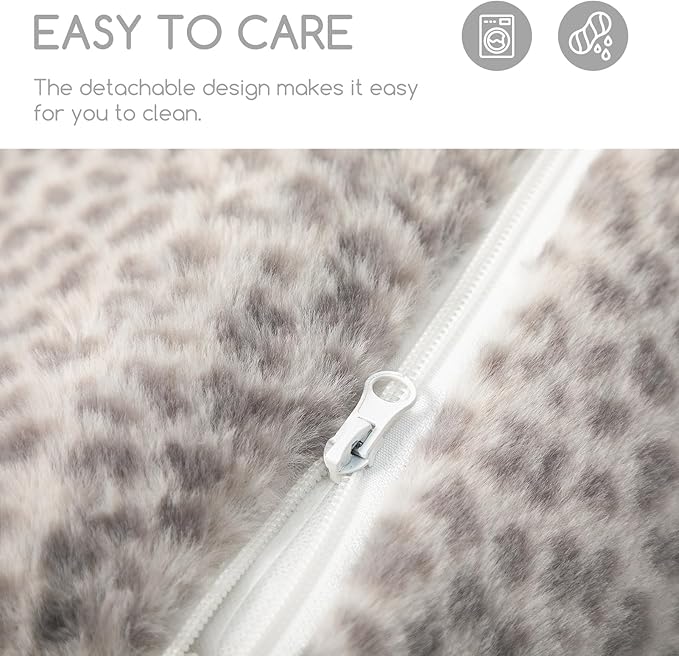 Hollypet Cat Bed Fluffy Plush Multifunctional Double-Layer Machine Washable - Image 7
