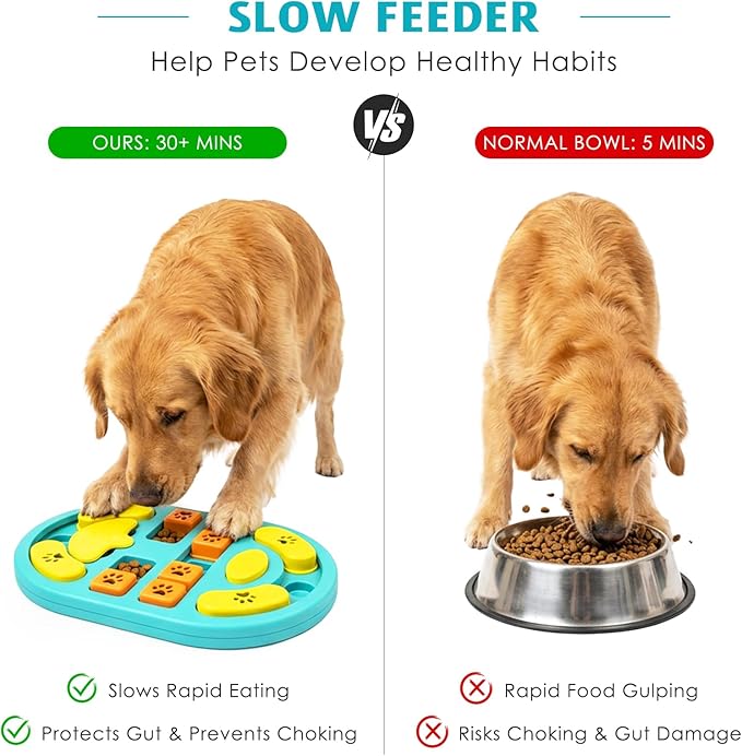 Dog Puzzle Toy, Interactive Treat Puzzle - Image 3