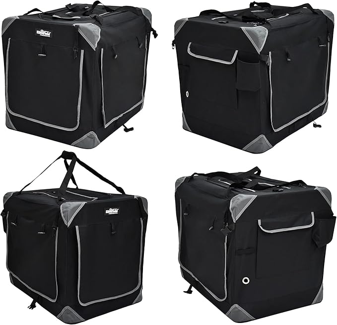 EliteField 4-Door Folding Soft Dog Crate - Image 7