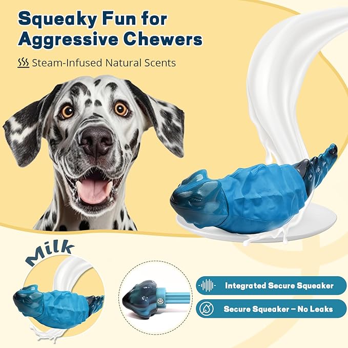 Dog Chew Toys for Aggressive Chewers, Indestructible Lizard Shape Tough Dog Toy - Image 2