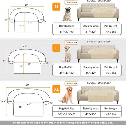 Calming Dog Bed Fluffy Plush Dog Mat - Image 5