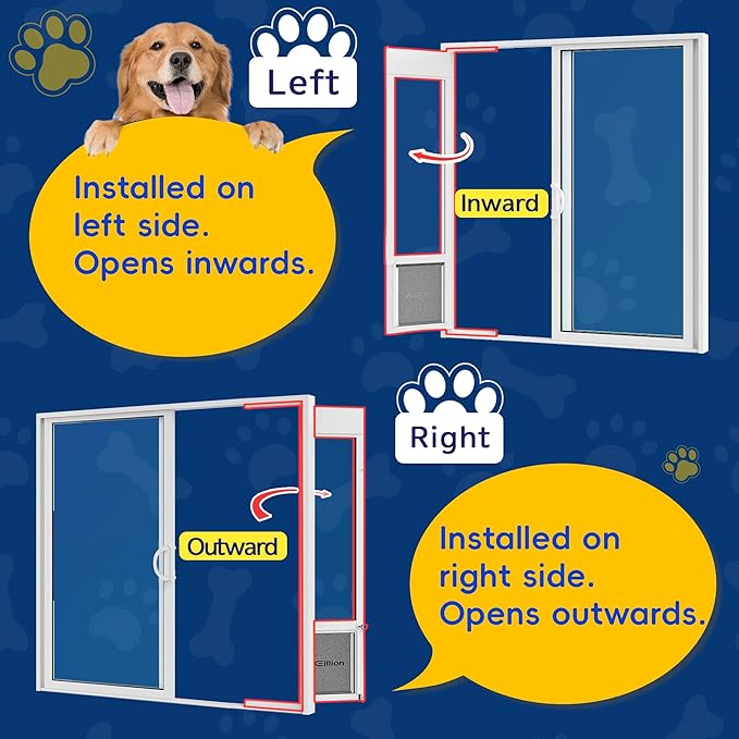 XLarge Dog Door for Sliding Glass Door, Openable Pet Door for Sliding Glass - Image 4