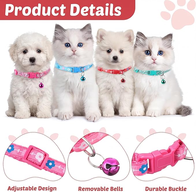 Yunsailing 24 Pcs Cat Collars - Image 3