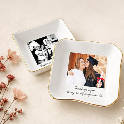 Personalized Trinket Tray Photo Best Friend Picture Birthday gifts, Custom - Image 3